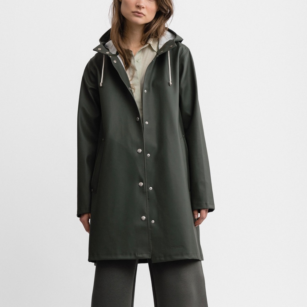 Stutterheim Moseback Green Rain Coat